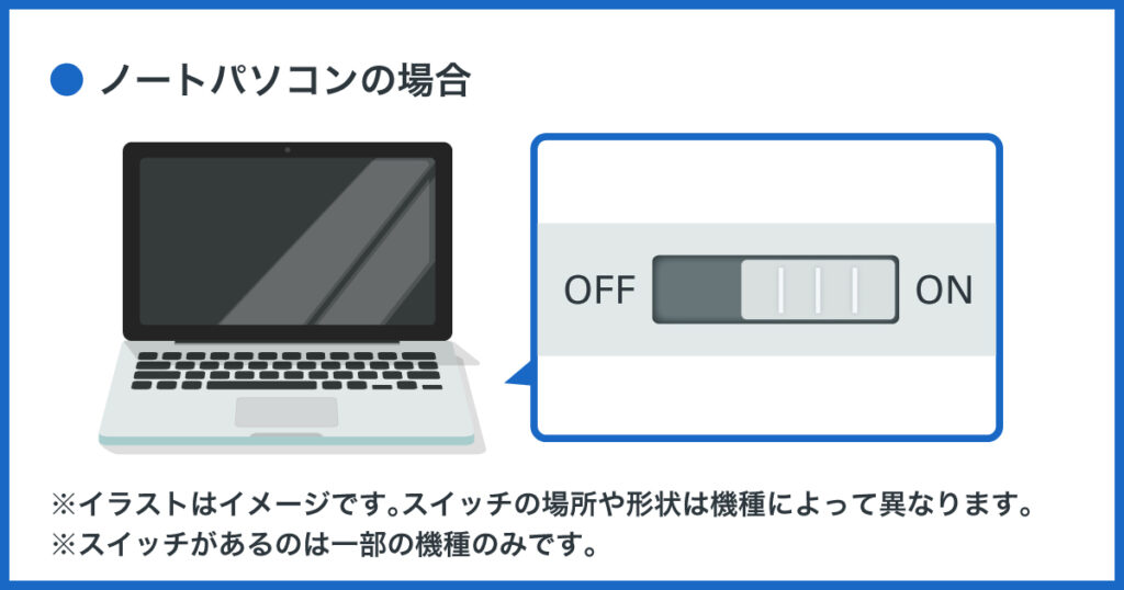 Wi-Fiのスイッチ(ワイヤレススイッチ)