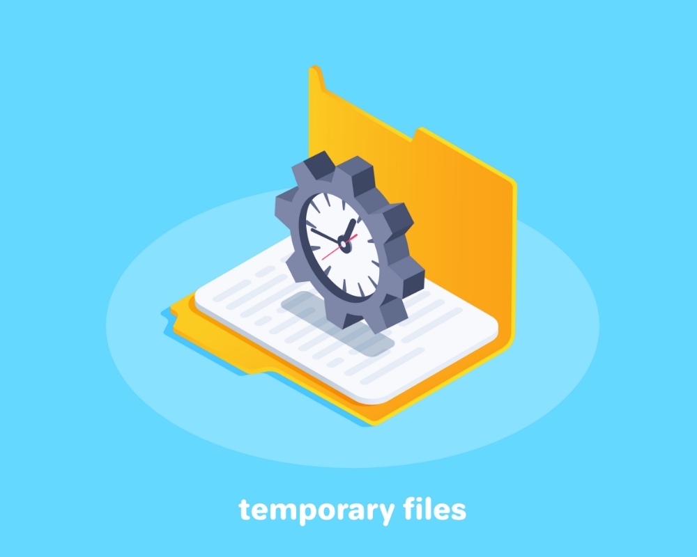 temporary filesの画像
